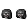 2 Pcs Ghost Headrest Covers 2D Stretch Neck Pillowcase Terrifying Car Interior Decor  Universal Fit
