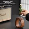 Walnut Wood Chinese-Style Solid Wood Flower Vase Desktop Glass Mini Hydroponic Flower Holder Luxury-inspired Elegant Decorative