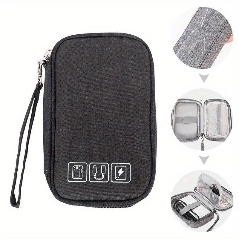 Cable Storage Bag Waterproof Digital Electronic Organizer Portable USB Data Line Charger Plug Storage Bag Travel Cable Organizer