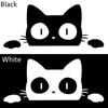14CM*6.2CM Funny Car Styling Vinyl Car Sticker Surprise Cat Peeking Vehicle Decal