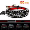 48/60 Inch Truck Tailgate Light Bar 12V 5 Function Red/White LED Brake Light Strip Brake Turn Signal Reverse Light Waterproof