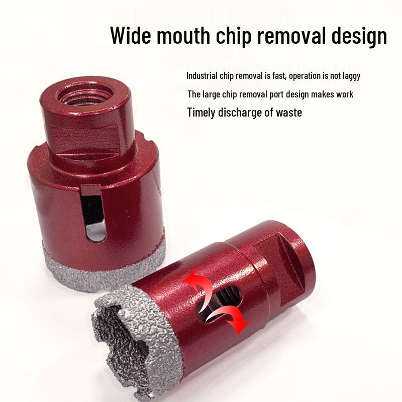 M14 Алмазная коронка паяная для плитки, мрамора, камня, стекла - Насадка для угловой шлифмашины для расширения отверстий