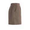 Shop   Women Linen Pleat Back Banding Shorts Navy Pic Wpt 1395