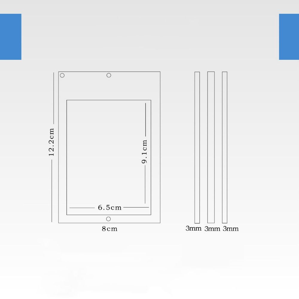 Модный фотоальбом в журнальном стиле, 3-дюймовая фоторамка, прозрачный акриловый держатель для фотокарточек с подвеской-цепочкой с бусинами, рамка для K-pop карточек