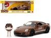 JADA TOYS M Brown Figure Porsche 911 Turbo Hollywood Ride M Brown Mini Car 1/24 & M’s & & M’s [Item]