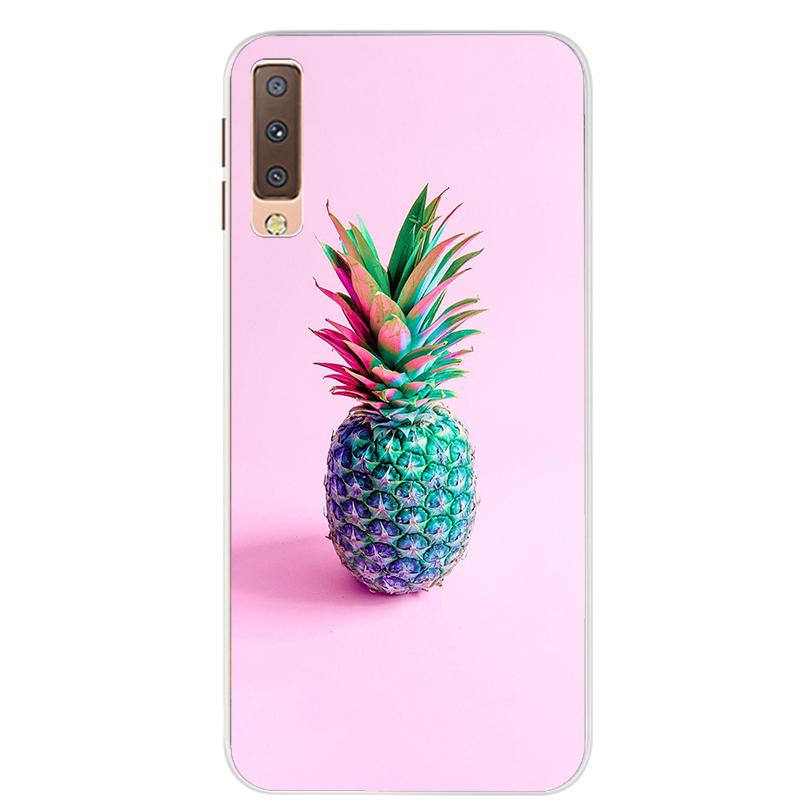 Чехлы для Samsung Galaxy A7 2018, силиконовый цветной чехол для телефона, чехол для Samsung A7 2018 A750 A750F, защитный корпус 6,0 дюймов