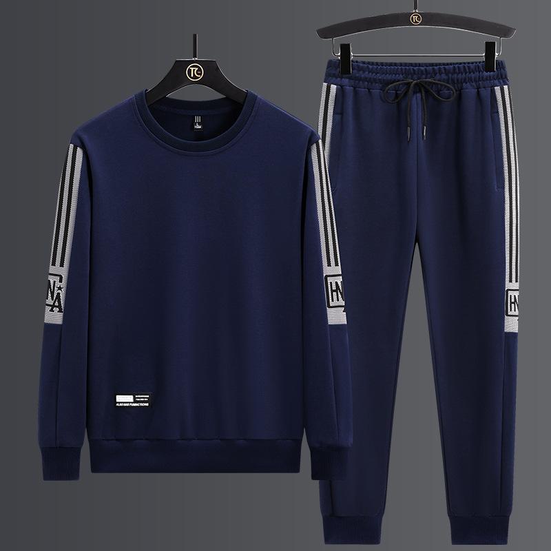 Мужской костюм-двойка, Спортивные длинные брюки, Мужской кардиган свободного кроя, Повседневная толстовка, Мужской