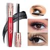4D Mascara Waterproof Long Eyelashes Extension Silk Fiber Eyelash Black Mascara