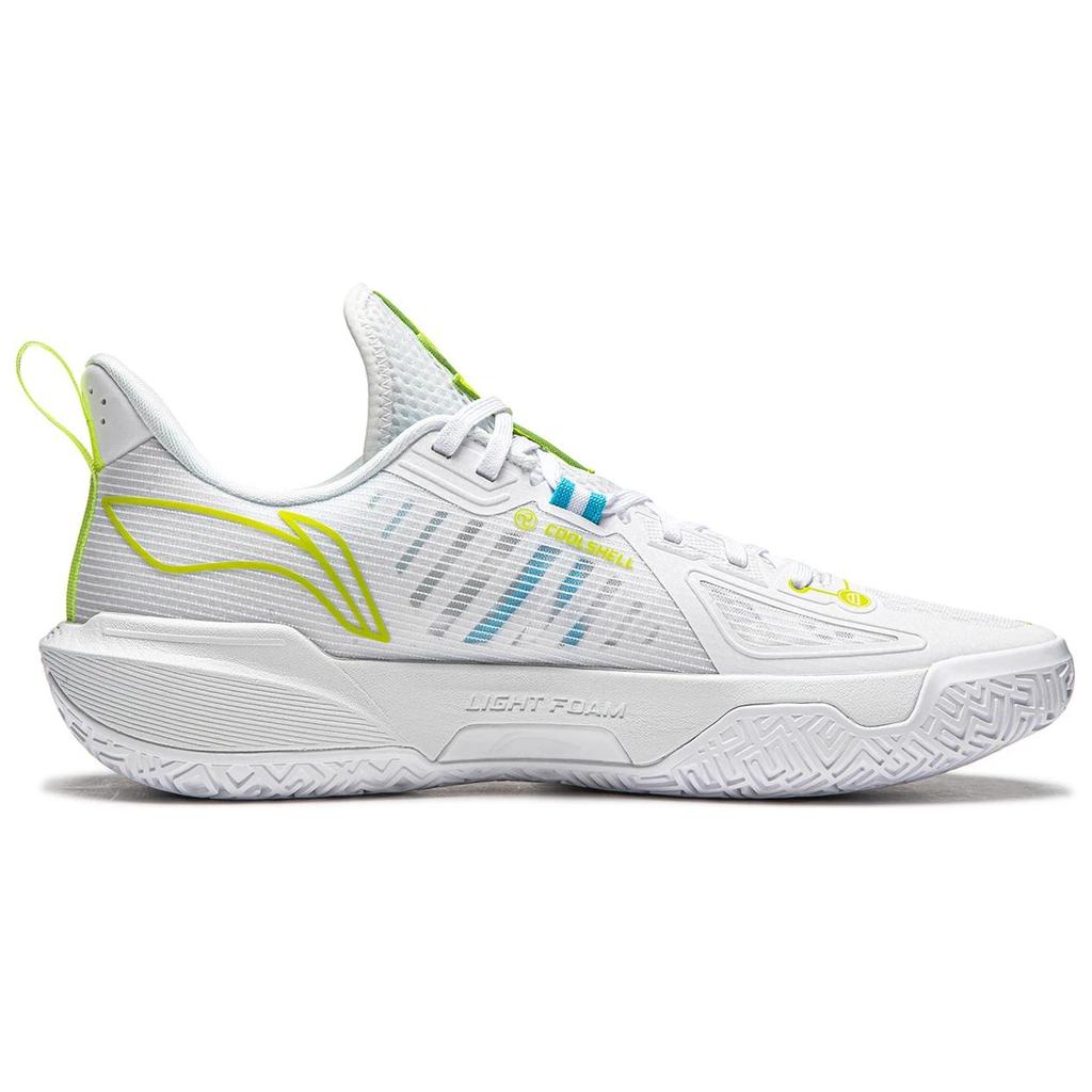 Подкладка Light Speed 2 Stable Support Shock Absorbation Нескользящие Износостойкие Низкие Баскетбольные Кроссовки Мужские Кроссовки Белые Синие Зеленые ABPU023-6