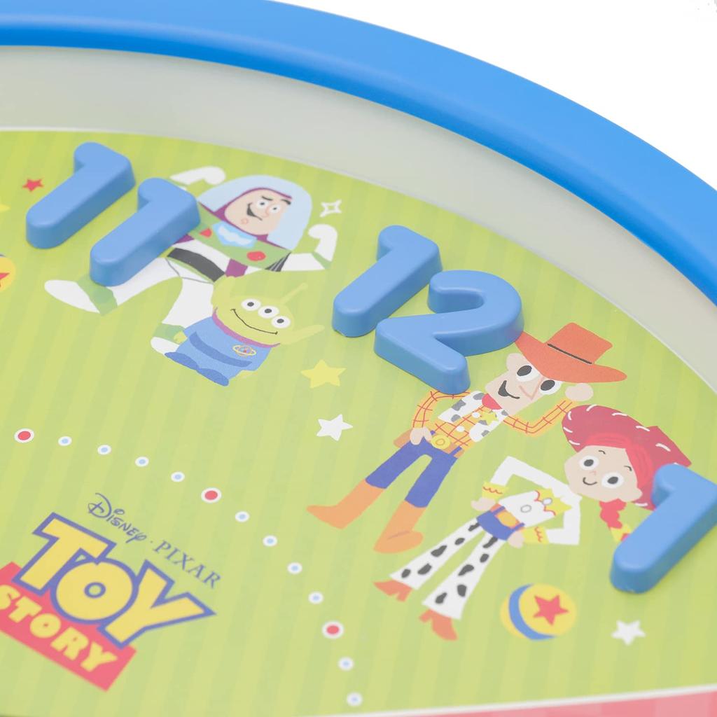 Factory Wall Clock Disney Pixar Blue Continuous Second Hand T'S