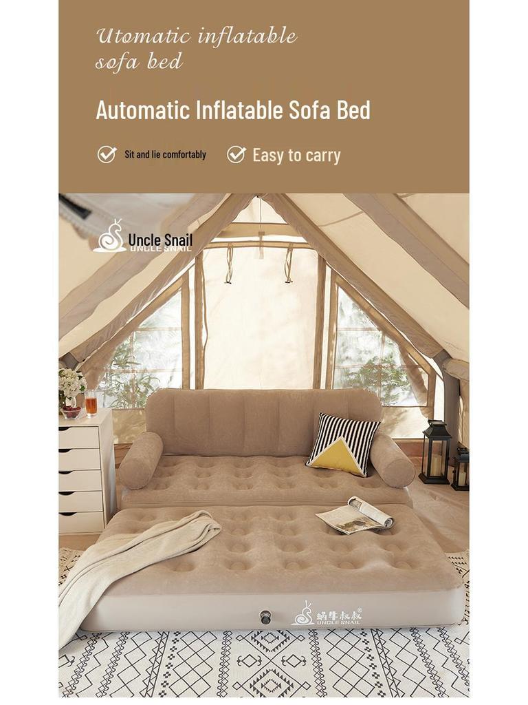 Надувной диван и кровать: Портативный коврик для улицы и помещений для кемпинга и сна