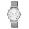 TIMEX TRANSCEND Watch, 34mm, Women's, Silver Dial, Brass, Mineral Glass, Quartz, Japanese Movement, America Watch TW2V52400