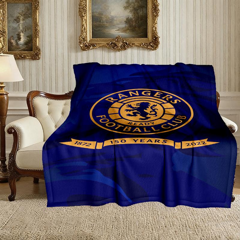 Rangers FC Blanket, Valentine's Day, Halloween, Thanksgiving Gift Blankets, Home Blanket for Bed and Couch Use