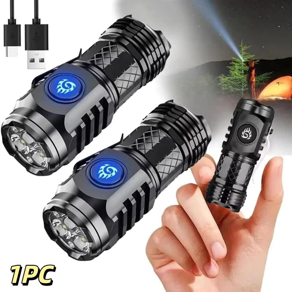 Super Bright LED Flashlight Waterproof Rechargeable Flashlight Handheld Flashlight Camping