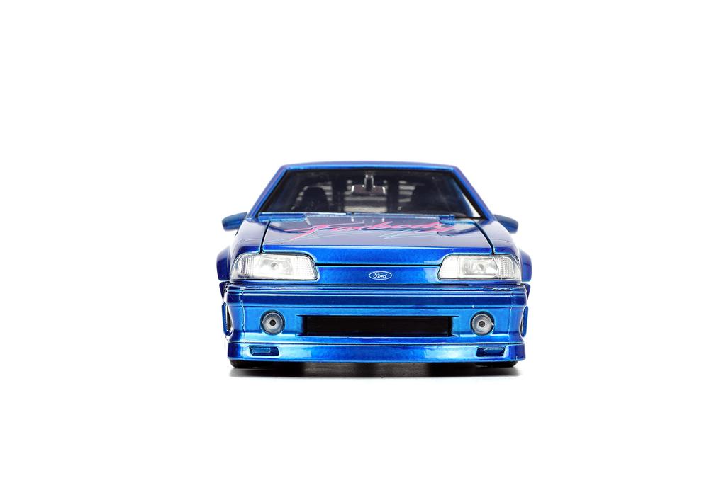 JADA TOYS Я ЛЮБЛЮ миникар Ford Mustang GT 1989 года 124 1980-х годов