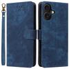 For iPhone 17 Case Wallet RFID Blocking PU Leather Phone Cover Stand with Strap