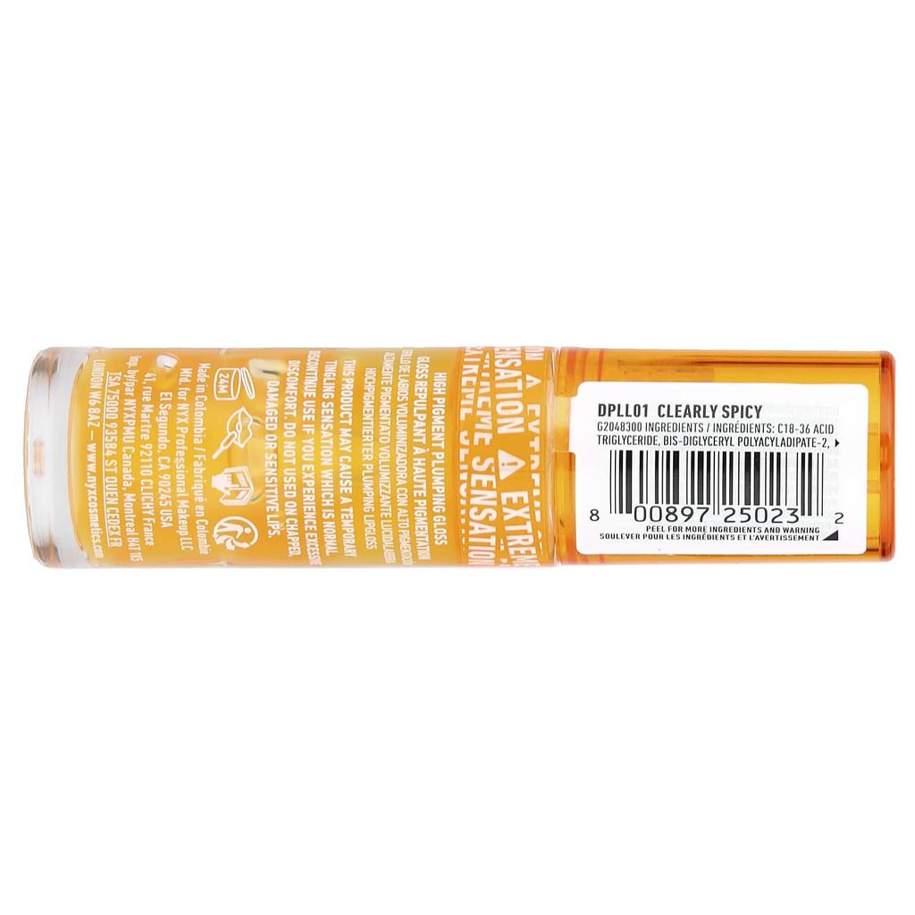 NYX PROFESSIONAL MAKEUP Duck Plump, 01 Clearly Spicy, 7ml (0.23fl Oz)