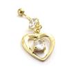[E6367] - Body Piercing 'Heart of Love' White
