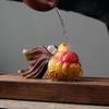 Украшение для чайного столика, меняющее цвет золотое карповое украшение для чайного питомца, аксессуары для чайной церемонии