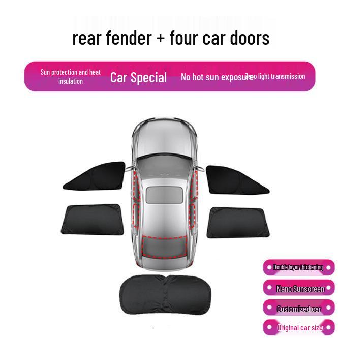 BYD Yuan UP Солнцезащитные шторки для окон автомобиля – Полное затемнение, Теплоизоляция, Защита от солнца
