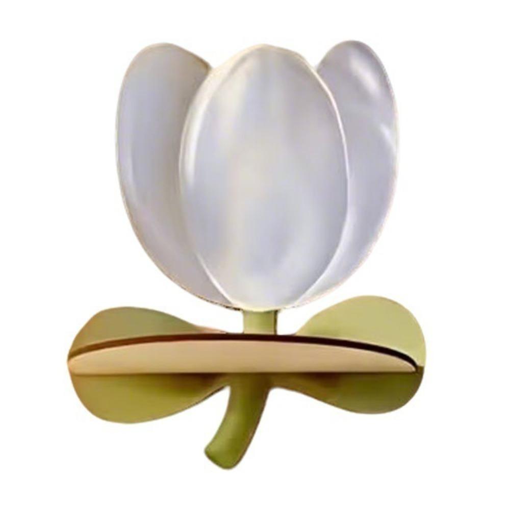 Flower Shape Floating Storage Rack Wooden Display Shelf Wall Mounted Shelves Cafe Shop
