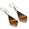 Tiger Eye Handmade 925 Sterling Silver Jewelry Earring 1.85" J7e25