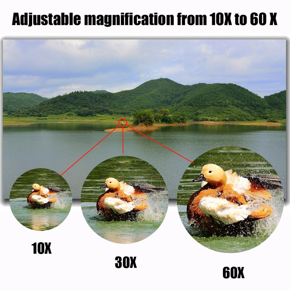 10-380x100, высокое увеличение, дальний зум, 10-60-кратный охотничий телескоп, бинокль, Hd Professiona Zoom