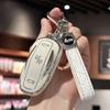 Car Smart Key Case Cover with Keychain for Tesla Model 3 S Y Auto Remote Shell Fob Holder Protector Accessories