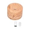 700ml Humidifier Wood Grain Remote Control Aroma Diffuser Bluetooth Speaker with Night Light for