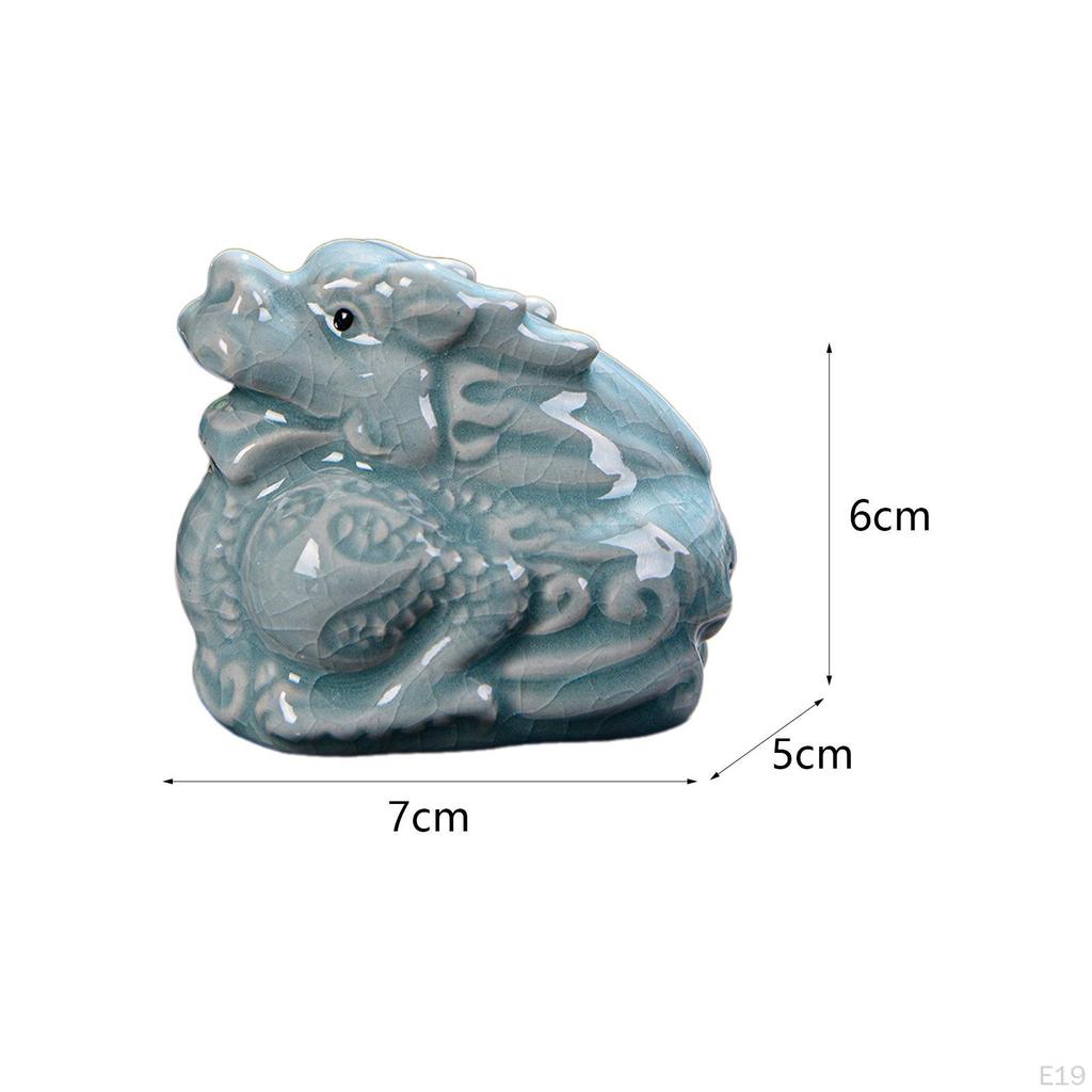 Керамическая коллекция чайных фигурок для домашнего декора