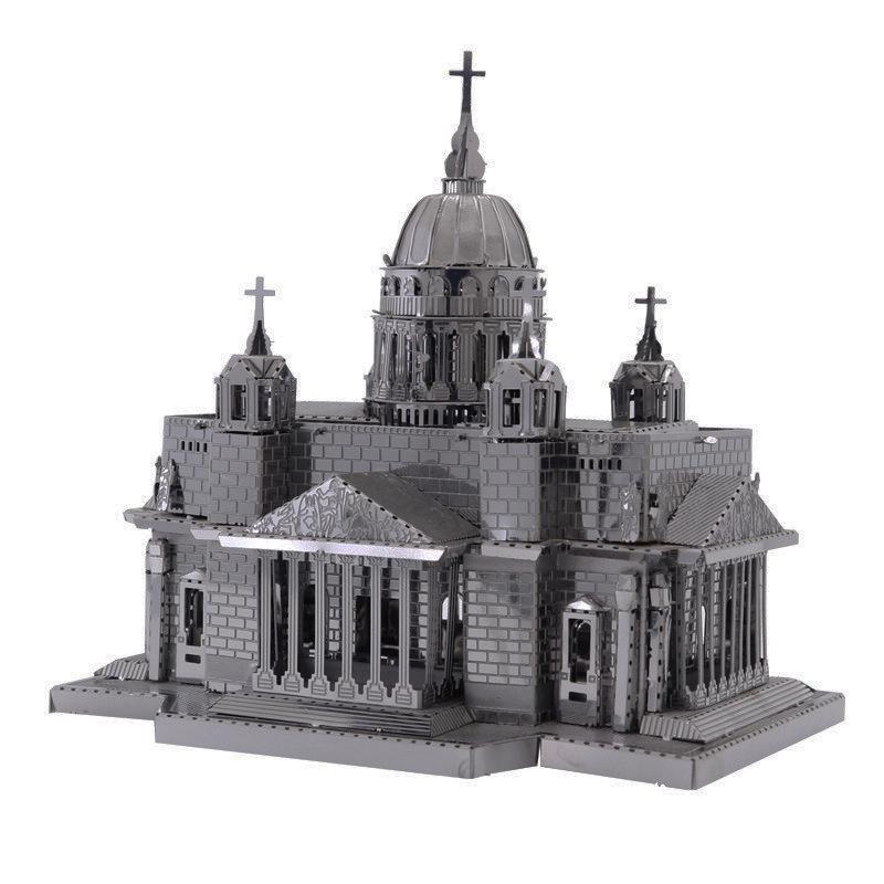 3D Металлический DIY Пазл Модель Набор для Взрослых: Развивающая игрушка-конструктор