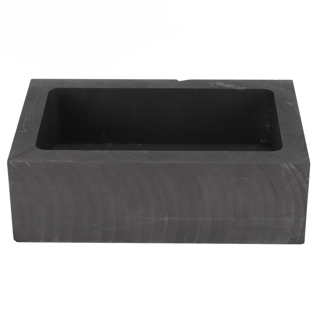 170ml Graphite Mold Rectangular Graphite Ingot Mould for Gold Silver Brass Copper Aluminum Melting