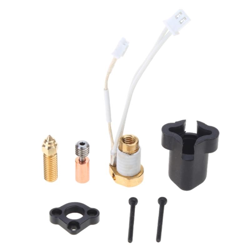 Hotend Updated Kit For K1 300C High Temperature Hotend 3D Printer Ceramic Heating Block Kit High Speed Printing