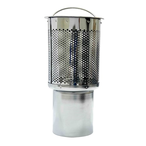 Antibacterial Drain and Garbage Disposal, Slim Type, 78mm, for Small Sinks, All Stainless Steel, Suitable for Small Kitchens and Commercial Sinks, Sta