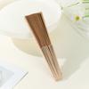 Props Hand Held Fan Bohemian Style Hand Folding Fan Portable Wooden Folding Fan