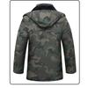 Velvet Thick Camouflage Cotton-padded Jacket Outdoor Mid-long Men's Cold Storage Cold-proof Labor Protection Wear-resistant Overalls