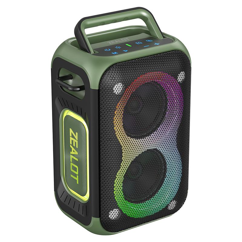Good Quality High Power 60Watts Speaker Zealot PT02 Wireless Subwoofer Portable Wireless Speaker for Party Outdoor