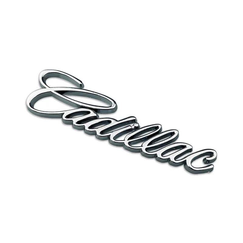 9.5x2.5cm Car Fender Side Sticker Rear Trunk Metal Emblem for Cadillac Escalade ATS BLS CT4 CTS EXT STS XLR XT4 XT5 Deville DTS