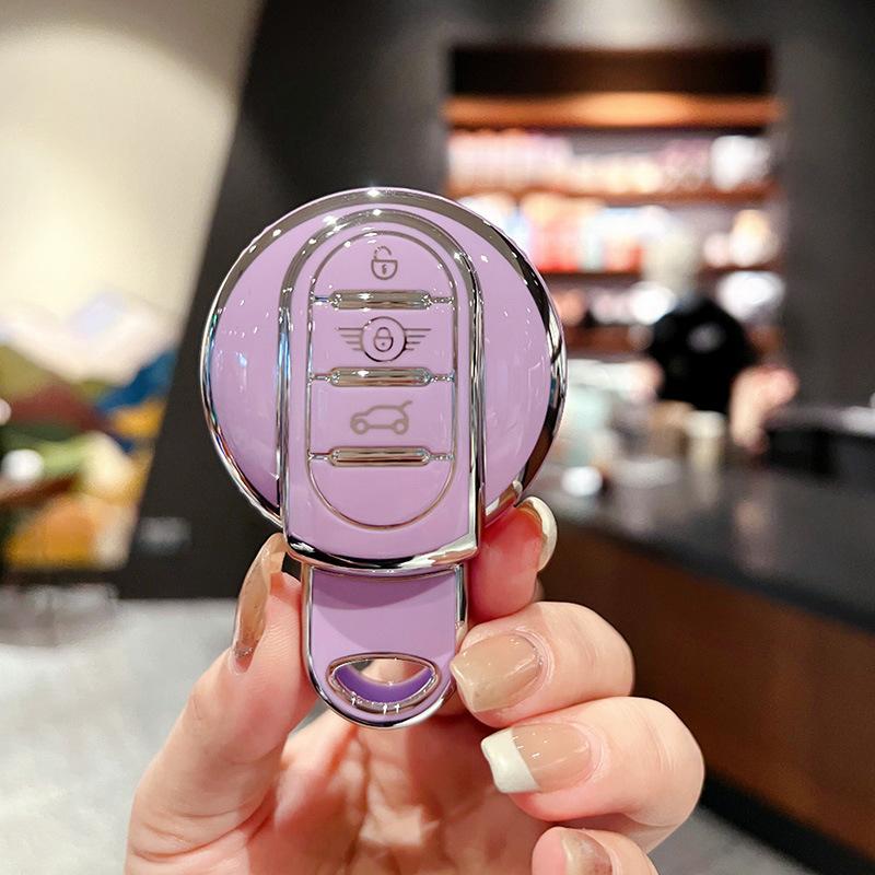 Applicable BMW Mini Key Case Countryman Cooper Key Case f54f55f56F60 Shell Ring Female