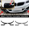 Car Front Bumper Spoiler Lip For BMW 2 Series F22 F23 M235i M240i 220i 228i 230i M-Sport 2014-2019 Diffuser Guard Tuning Bodykit