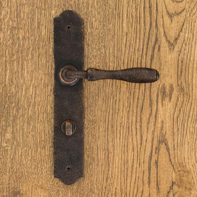 BRISTOL AGED door handle with WC plate 72mm