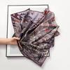 Spring and Autumn New Herringbone Silk Hair Scarf Women's Premium Handmade Curled Shawl Stylish and Elegant Handmade Curled Silk Scarf