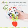 Infant Black White Geometric Toy With Teether And Visual Stimuli For Early Learning