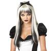 Парик California Costume Темная Алиса, длинный, белый/черный, 70061