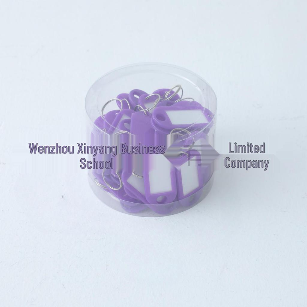 Цветной съемный пластиковый брелок для ключей для управления офисом и домом