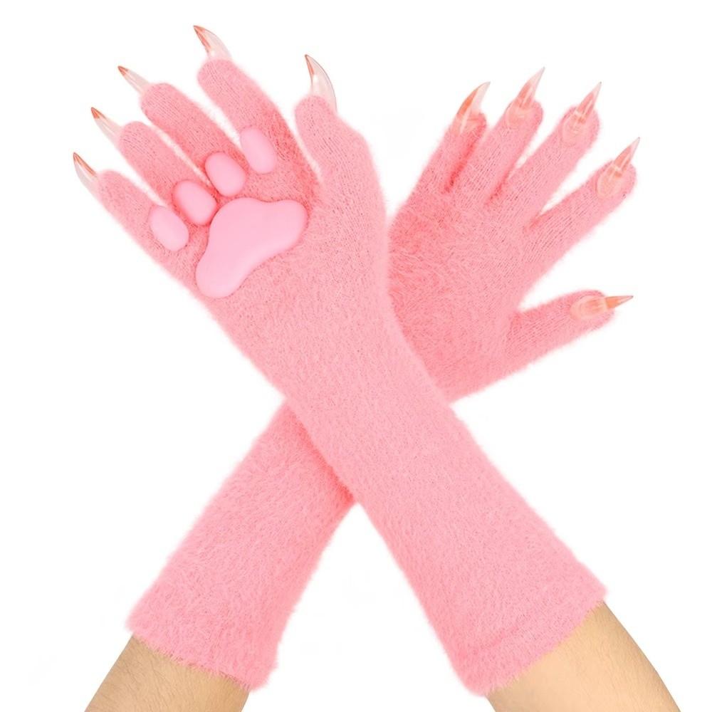Silicone Meat Pad Cat Claw Mittens Solid Color Cosplay Ghost Claw Props Cosplay Costume