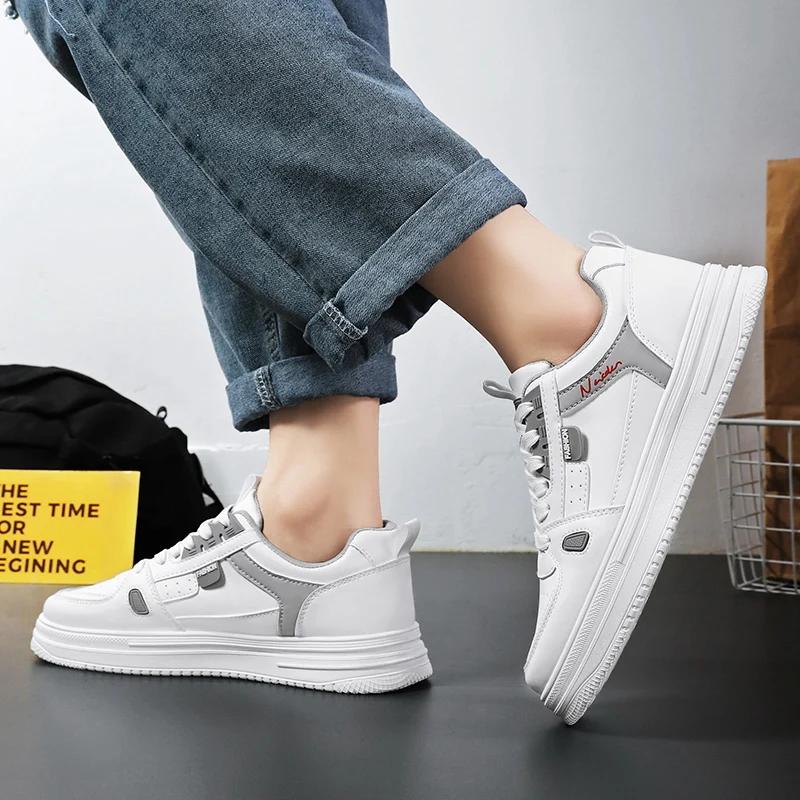 Mens Platform Sneakers New Style Comfortable Casual Shoes Fashion Designer Mens Shoes Outdoor Breathable Shoes Tenis Masculino