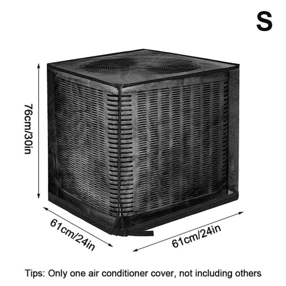 Сетчатый чехол для наружного кондиционирования воздуха, всесезонный чехол для наружного блока от пыли