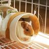 Durable Small Pet Hide Nest Fun Toy Badger Rabbit Ferret Play Tunnel  Cage Accessory