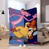 Pink Panther Cartoon Blanket Camping Trip Home Decor Sheet Office Rest Blanket Machine Washable